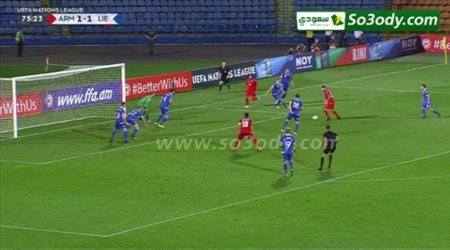 أهداف مباراة .. أرمينيا 2 - 1 ليشتنشتاين ..  دوري الأمم الأوروبية