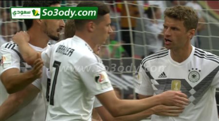 الهدف الاول للمنتخب الالماني في مرمى السعودية .. مباراة ودية