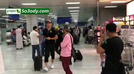 خاص| لحظة عودة بعثة الاتحاد إلى جدة