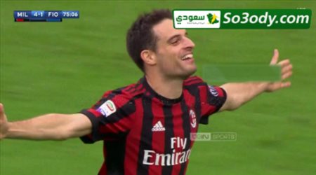 اهداف مباراة . .ميلان   5 - 1 فيورنتينا .. الدوري الايطالي