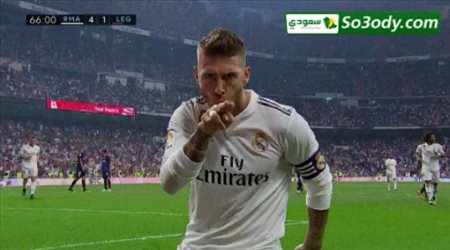 اهداف مباراة .. ريال مدريد 4 - 1 ليجانيس .. الدوري الاسباني