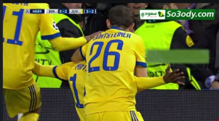 الهدف الثالث ليوفنتوس في مرمى ريال مدريد .. دوري ابطال اوروبا