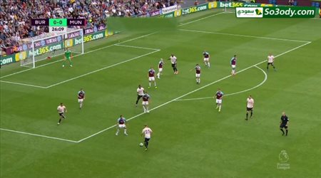 أهداف مباراة .. مانشستريونايتد 2 - 0 بيرنلي .. الدوري الانجليزي