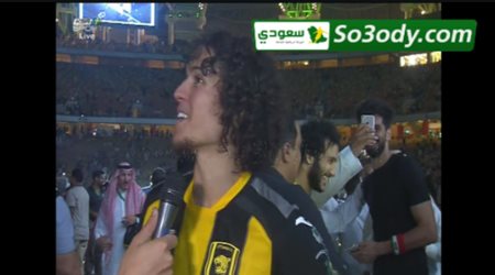 تصريحات عمر المزيعل بعد التتويج بالكاس