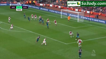 أهداف مباراة .. ارسنال 3 - 2 ساوثهامبتون .. الدوري الانجليزي
