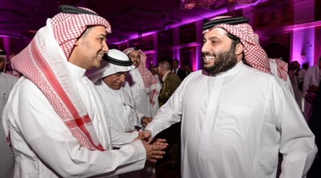 تركي آل الشيخ خلال حفل قرعة كأس العرب للأندية الأبطال