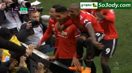 مانشستر يونايتد يحرز الهدف الثالث في مرمي مانشستر سيتي .. الدوري الانجليزي تعليق خليل بلوشي