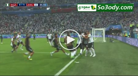 الهدف الثاني للارجنتين في مرمى نيجيريا .. تعليق حفيظ دراجي .. كاس العالم