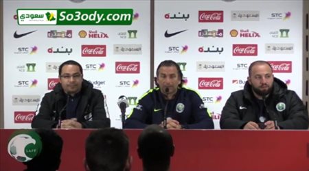 تصريحات بيتزي مدرب الأخضر قبل لقاء بلجيكا الودي