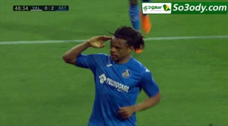 أهداف مباراة .. فالنسيا 1 - 2 خيتافي .. الدوري الأسباني