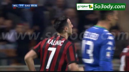 اهداف مباراة .. ميلان 1 - 1 ساسولو .. الدوري الايطالي