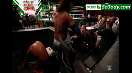 أعظم رويال رامبل| اي جي ستايلز vs شينسكي ناكامورا (لقب WWE)