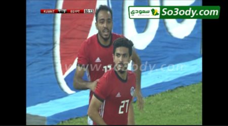 اهداف مباراة ..  الكويت   1 - 1 مصر .. مباراة ودية