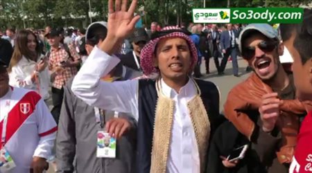 أجواء الجماهير خارج ملعب المباراة وتوقعاتهم لمباراة روسيا ومنتخبنا الوطني