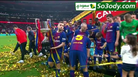 ملخص مباراة .. برشلونة 5 - 0 اشبلية .. نهائي كاس ملك اسبانيا