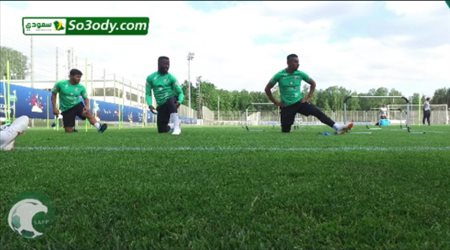 تدريبات منتخبنا الوطني اليوم قبل مواجهة الأورجواي