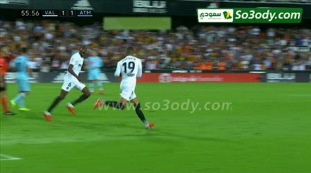 أهداف مباراة .. فالنسيا 1 - 1 أتليتكو مدريد .. الدوري الأسباني