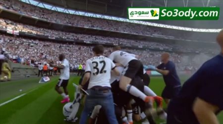 فرحة هيستيرية للاعبي وجمهور فولهام بعد التأهل للدوري الانجليزي