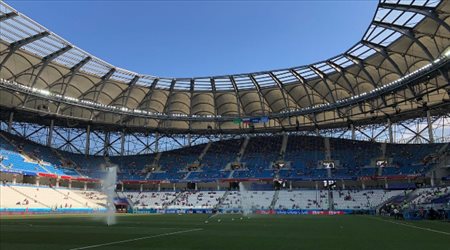 أبرز اللقطات لجماهير السعودية قبل مباراة مصر