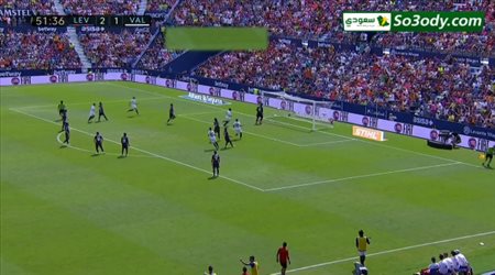 أهداف مباراة .. ليفانتي 2 - 2 فالنسيا .. الدوري الاسباني