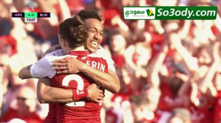 اهداف مباراة .. آرسنال 5 - 0 بيرنلي .. الدوري الانجليزي