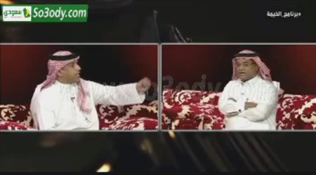 جدال  فيصل أبوثنين و الصرامي على مباراة الهلال 8-0 الرائد