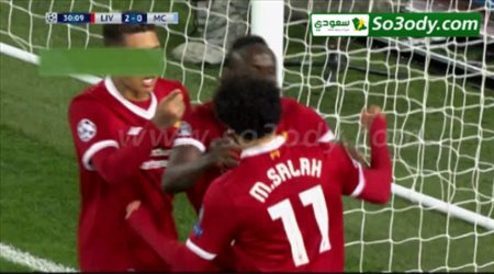محمد صلاح يصنع الهدف الثالث لليفربول في مرمى مانشيستر سيتي .. دوري ابطال اوروبا