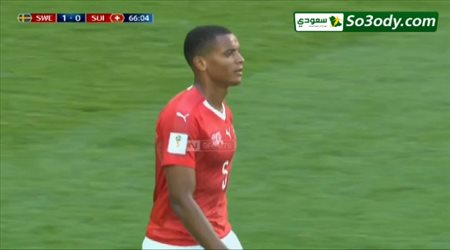 أهداف مباراة ..  السويد 1 - 0 سويسرا.. كأس العالم