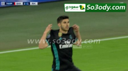الهدف الثاني لريال مدريد في مرمى بايرن ميونخ .. دوري ابطال اوروبا