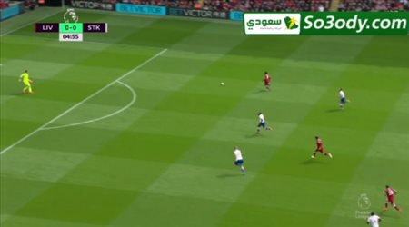 محمد صلاح يهدر انفراد من منتصف الملعب أمام ستوك سيتي