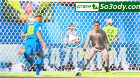 ملخص  مباراة .. البرازيل 2 - 0 كوستاريكا .. كاس العالم