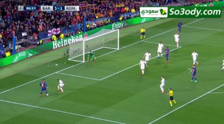 أهداف مباراة .. برشلونة 4 - 1 روما .. دوري أبطال أوروبا