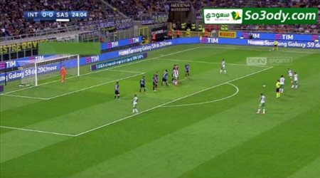 أهداف مباراة .. انتر ميلان 1 - 2 ساسولو .. الدوري الايطالي
