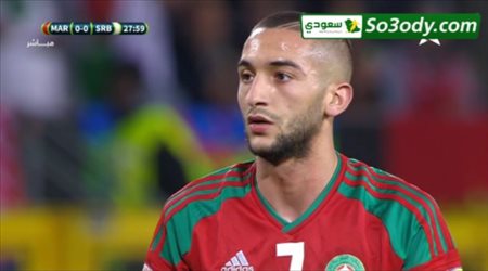 أهداف مباراة .. المغرب 2 - 1 صربيا .. مباراة ودية