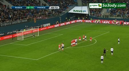 اهداف مباراة .. روسيا 1 - 3 فرنسا .. مباراة ودية