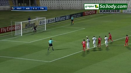 تركتور الايراني يهدر ضربة جزاء امام اهلي جدة