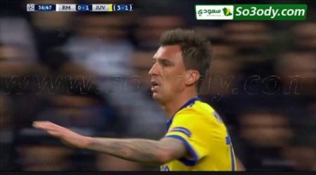 الهدف الثاني ليوفنتوس في مرمى ريال مدريد .. دوري ابطال اوروبا