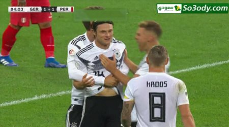 اهداف مباراة .. المانيا 2 - 1 بيرو .. مباراة ودية