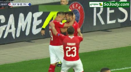اهداف مباراة .. سويسرا 6 - 0 ايسلندا .. دوري الأمم الأوروبية