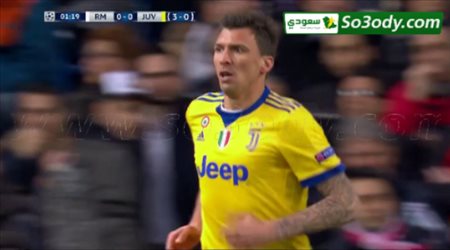 الهدف الاول ليوفنتوس في مرمى ريال مدريد .. دوري ابطال اوروبا