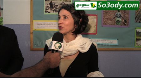 لقاء مديرة مدرسه في ماربيا في اسبانيا و تحدثها عن المنتخب السعودي