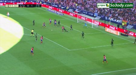 اهداف مباراة .. اتلتيكو مدريد 1 - 1 ايبار .. الدوري الاسباني