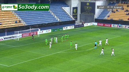 الهدف الأول لمنتخبنا الوطني السعودي في مرمى الجزائر .. مباراة ودية