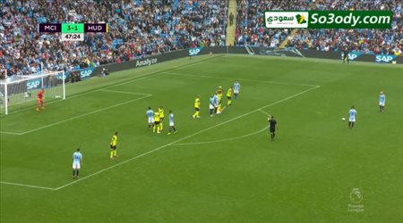أهداف مباراة .. مانشستر سيتي 6- 1 هادير سفيلد .. الدوري الانجليزي