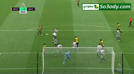 اهداف مباراة .. واتفورد 2 - 0 برايتون .. الدوري الانجليزي