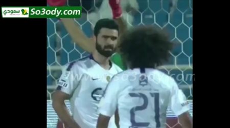 خريبين يحرج عموري خلال مواجهة الرائد