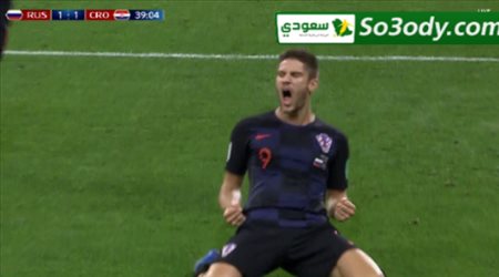 هدف التعادل لكرواتيا في مرمى روسيا .. كاس العالم
