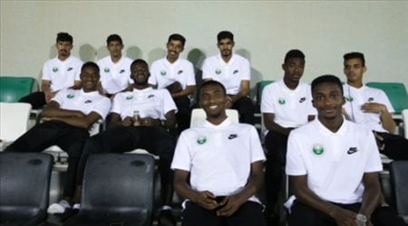 منتخب السعودي للشباب في مباراة أرمينيا الودية