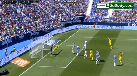 اهداف مباراة .. فياريال 1 - 0 ليجانس .. الدوري الاسباني