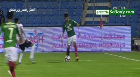 الاتفاق يفتتح اهداف كأس دوري الامير محمد بن سلمان في مرمي الرائد